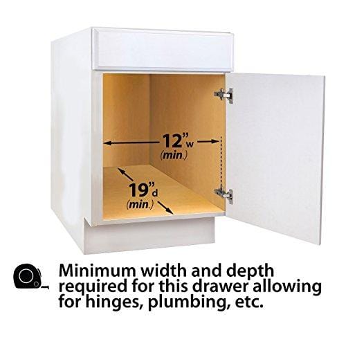 Lynk Professional Slide Out Cabinet Organizer - Pull Out Under Cabinet Sliding Shelf