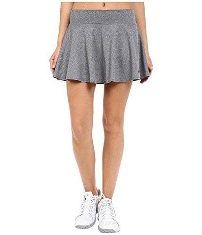 Nike Women's Court Baseline Tennis Skirt, Heather/Dark Grey, XL