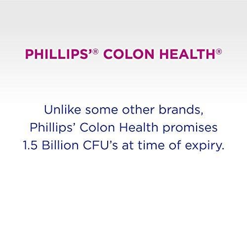 Phillips Colon Health - Probiotics Capsules - Helps Defend Occasional Gas, Bloating, Constipation, & Diarrhea - 60Count