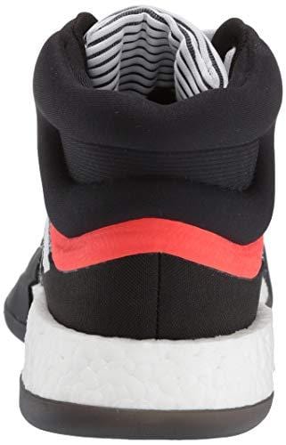 adidas Men's Marquee Boost, White/Black/aero Blue 11 M US