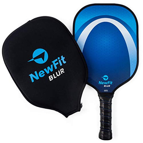 NewFit Blur Pickleball Paddles - USAPA Approved Premium Pickleball Paddles - Graphite Face & Honeycomb Polymer Core for a Quiet and Light Pickleball Racket