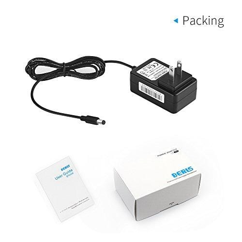 IBERLS 9V AC to DC Adapter for BOSS Guitar Effects Pedal DS-1 RC-1 RC-3 RC-30 TU-3 SD-1 RV-5 RV-6 DD-3 DD-7 DD-20 ME-50 GT-10 HM-2, Replacement Boss PSA-120S Power Supply(10 feet of power cable)