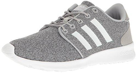 adidas Women's Cloudfoam QT Racer Running Shoe White/Clear Onix, 8.5 M US