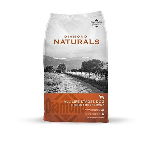 Diamond Naturals All Life Stages Real Meat Recipe Dry Dog Food With Premium Ingredients And Real Cage Free Chicken 40Lb