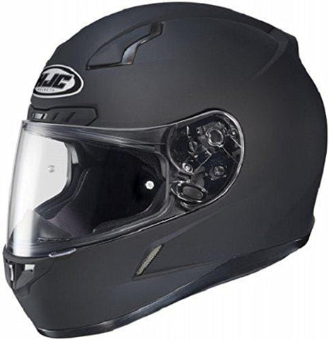 HJC 824-614 CL-17 Full-Face Motorcycle Helmet (Matte Black, Large)