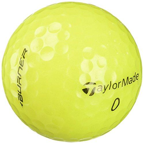 TaylorMade 2017 Burner Golf Balls Yellow Golf Ball, Yellow (One Dozen)