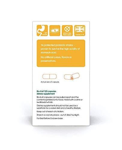 Bio-Kult Advanced 14 Strain Probiotic Supplement  - Probiotics for Maintaining Healthy Digestive and Immune Systems - Pack of 120 Capsules