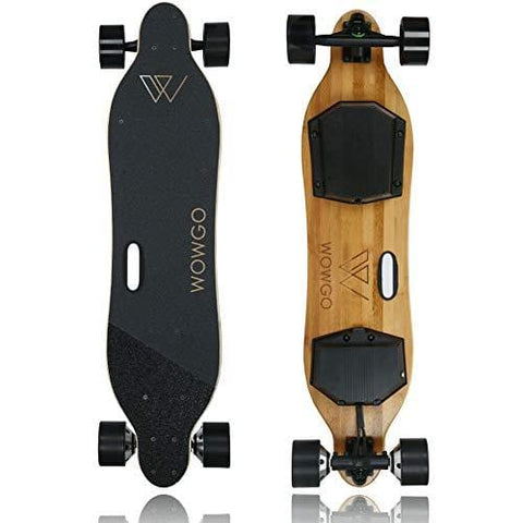 WOWGO 2S (38") Electric Skateboard, 38Km/H Top Speed, Max Load 280 Pounds, Uphill 25%-30%, Longboard with Wireless Remote Control (Black)