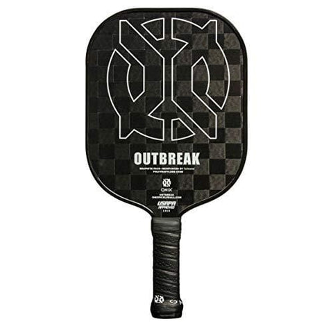 Onix Outbreak Graphite Pickleball Paddle - Pickleball Racket for Beginners and Professionals (Black)