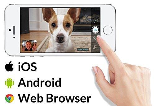 PetChatz HD: two-way premium audio/HD video pet treat camera w/ DogTv, smart video recording, calming aromatherapy, and motion/sound detection (as seen on The Today Show)