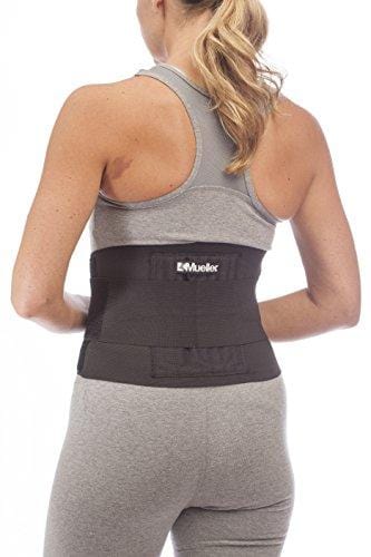Mueller Adjustable Back Brace, Black, One Size