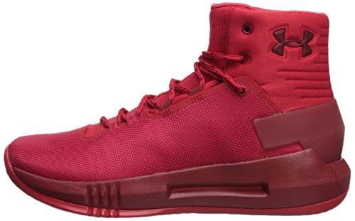 Under Armour Boys' Grade School Drive 4 Basketball Shoe, 601/Pierce, 5