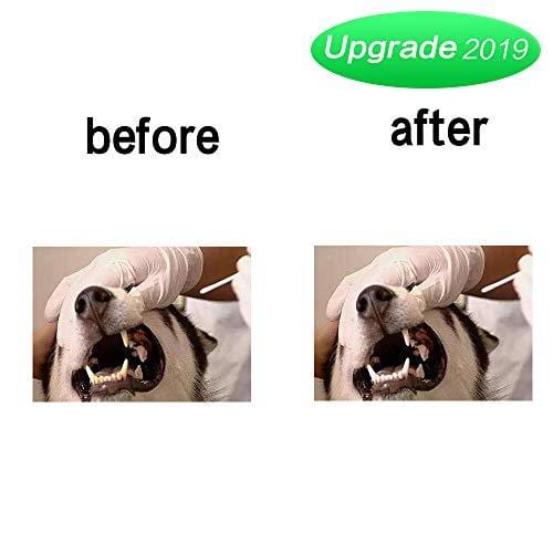 Perfectostore Toothbrush Chew Toy - Dog Toothbrush Stick Dog Teeth Cleaner Durable Natural Rubber Bite Resistant Oral Care Toys for Large and Medium Dogs