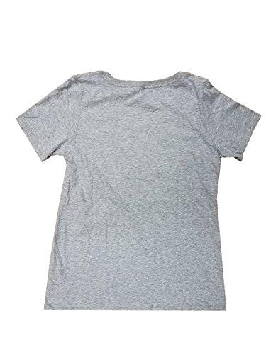 NIKE Women's City Print T-Shirt 799776-064 (Heather Grey/Black, Small)
