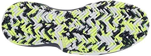 adidas Men's Gamecourt, Collegiate Navy/White/Yellow 10 M US