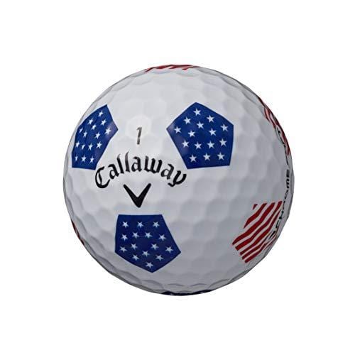 Callaway Golf Chrome Soft Truvis Golf Balls, (One Dozen), Stars and Stripes, Prior Generation [product _type] Callaway - Ultra Pickleball - The Pickleball Paddle MegaStore