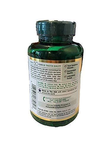 Nature's Bounty Immune Health Vitamin D3 5000 IU, Rapid Release 400 Softgels