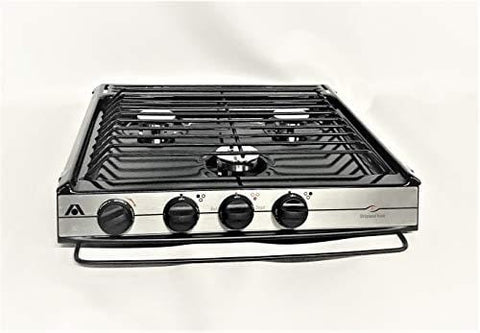 Wedgewood Atwood 3 Burner High Output CV-35 BPS Piezo Black Top Slide in Cooktop 52941
