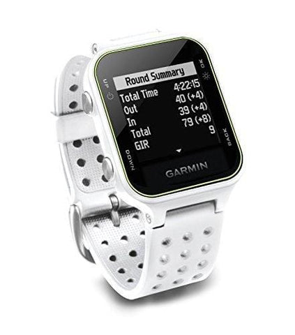 Garmin Approach S20 Golf Watch - White (Renewed)