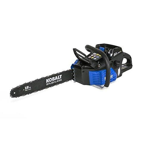 Kobalt 80-volt Lithium Ion 18-in Brushless Cordless Electric Chainsaw (Chainsaw Only, Battery/Charger Not Included)