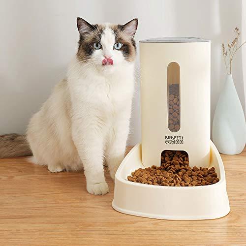 Automatic Pet Feeder, Dog, Cat, Rabbit & Small Animals Food Dispenser,Large-Capacity Cat and Dog Bowl,Blue