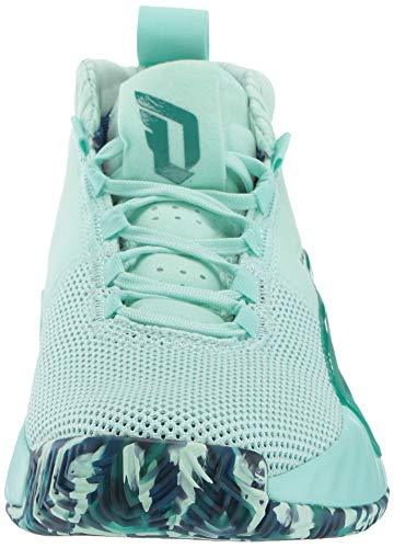 adidas Men's Dame 5, Clear Mint Marine/Legend Ink, 7 M US