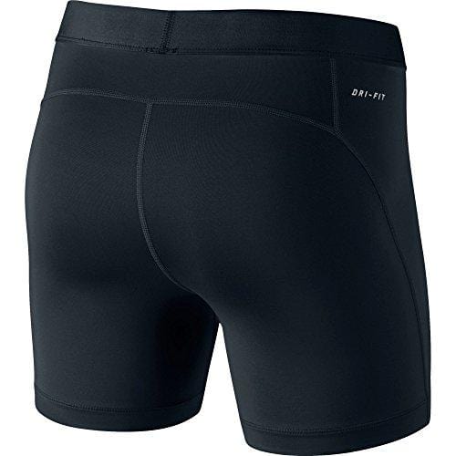 Nike Womens 5 Pro Core Compression Shorts-Black/White-Large