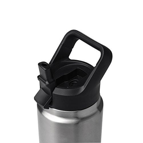 YETI 18050110000 Bottle Straw Cap Rambler, 1 EA, Black