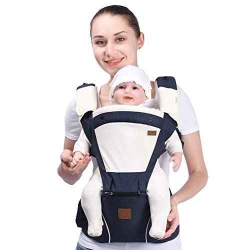 Bebamour New Style Designer Sling and Baby Carrier 2 in 1,Approved by U.S. Safety Standards (Denim Blue)
