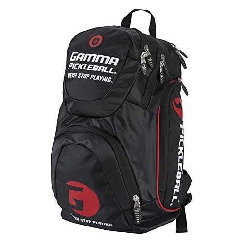 Gamma SGPBP11 Pickleballl Backpack Black/Red/Multi