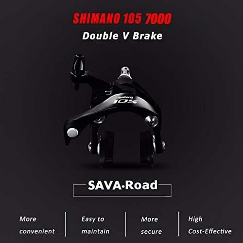 SAVADECK Herd 6.0 T800 Carbon Fiber 700C Road Bike Shimano 105 5800 Groupset 22 Speed Carbon Wheelset Seatpost Fork Ultra-Light 18.3 lbs Bicycle Black Grey 50cm