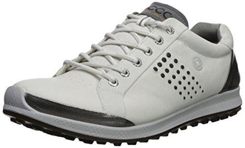 ECCO Men's Biom Hybrid 2 Hydromax Golf Shoe, White/Black, 44 Medium EU (10-10.5 US) [product _type] ECCO - Ultra Pickleball - The Pickleball Paddle MegaStore