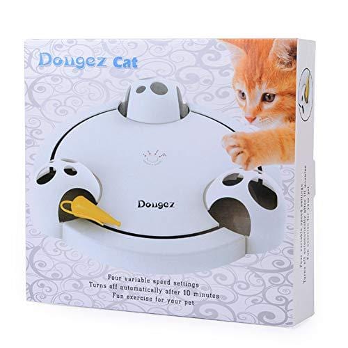 Running Pet Cat Toy, Interactive Automatic Toy for Cat or Kitten, Adjustable Electronic Battery Operated Toy