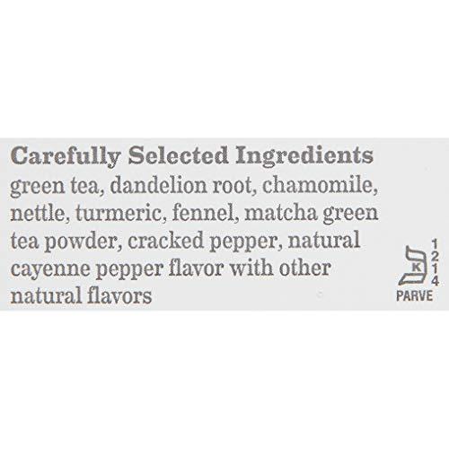 Bigelow Tea Matcha Green Tea with Turmeric 18Count (Pack of 6) Caffeinated Individual Green Tea Bags, for Hot Tea or Iced Tea, Drink Plain or Sweetened with Honey or Sugar