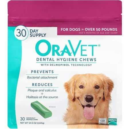 Frontline OraVet Dental Hygiene Chews Large Over 50 lbs (30 Count)