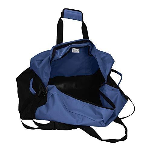 21" Large Duffle Bag with Adjustable Strap (Navy Blue)