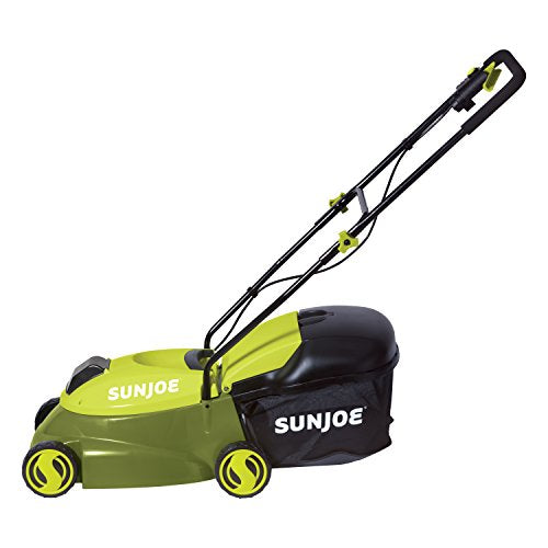 Sun Joe MJ401C-PRO 14-Inch 28-Volt Cordless Push Lawn Mower, w/Rear Discharge Chute