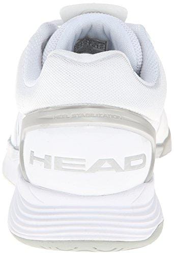 HEAD Women's Sprint pro-w, White/Gray/Silver, 7 M US