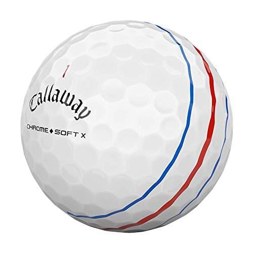 Chrome Soft X Triple Track Golf Balls (One Dozen) [product _type] Callaway Golf - Ultra Pickleball - The Pickleball Paddle MegaStore
