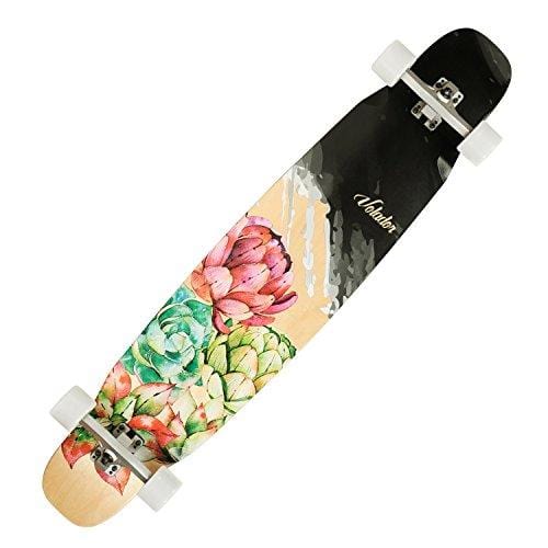 VOLADOR 46inch dancing longboard maple deck (Floral)