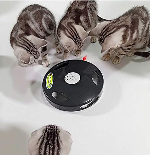 PetDroid 2019 Interactive Robotic Cat Toy,Hanging Electric Concealed Motion Cat Mouse Tail Toy,2nd Generation (Black)