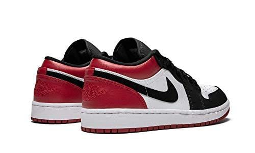 Jordan Air 1 Low (White/Black-Gym Red,9)