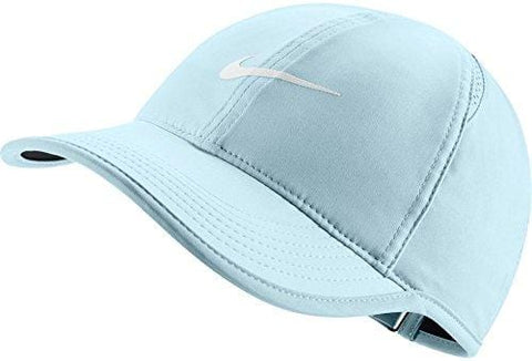 NIKE Women's Feather Light Adjustable Hat (Glacier Blue, OneSize)