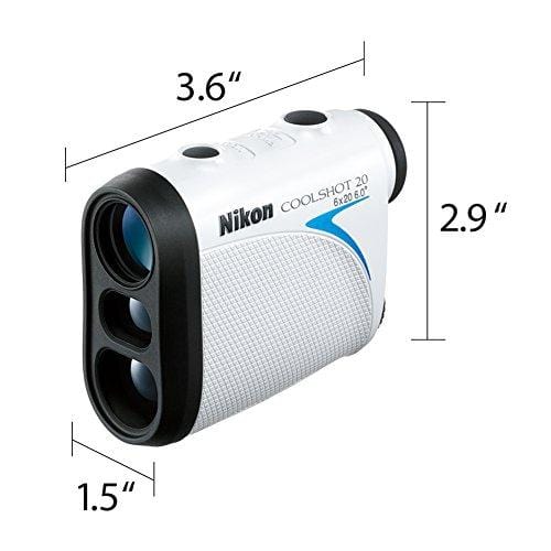 Nikon Coolshot 20 Golf Rangefinder (Two Batteries Included)
