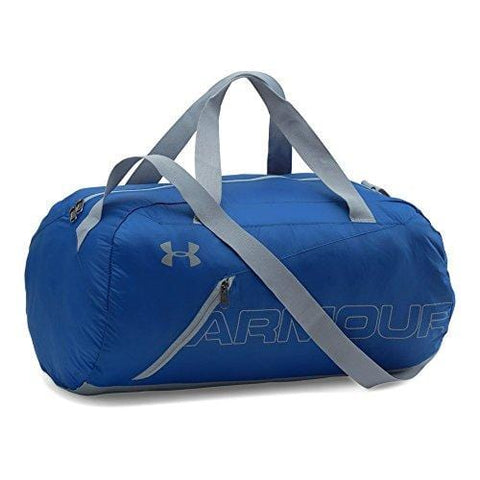 Under Armour Packable Duffle Bag, Royal /Silver, One Size