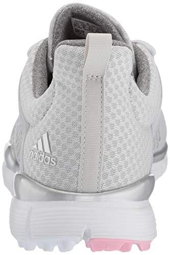 adidas Womens Climacool CAGE Golf Shoe Grey one/Silver Metallic/True Pink 5 M US [product _type] adidas - Ultra Pickleball - The Pickleball Paddle MegaStore