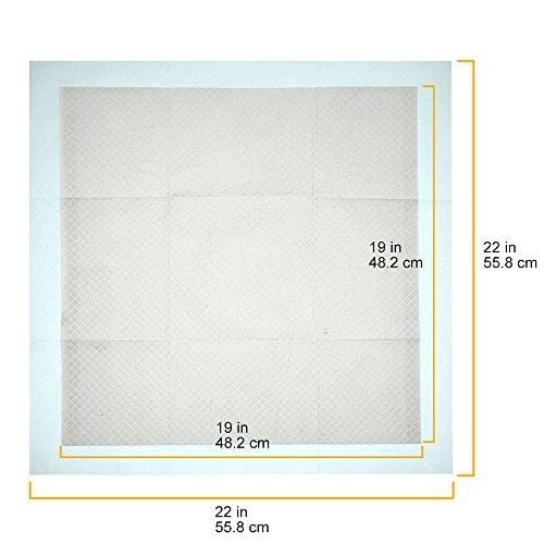 AmazonBasics Pet Training and Puppy Pads, Regular - 100 Count