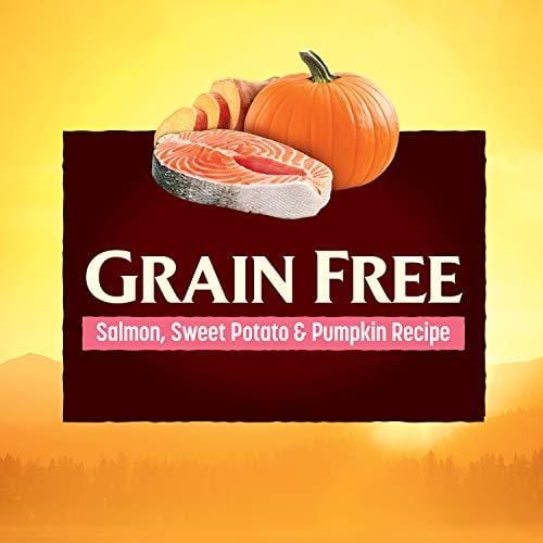 Nature's Recipe Grain Free Easy To Digest Dry Dog Food, Salmon, Sweet Potato & Pumpkin Recipe, 24 lb