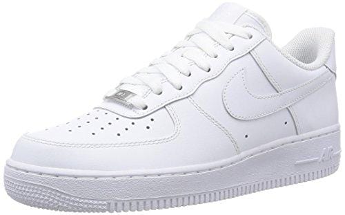 Nike Mens Air Force 1 Low 07 Basketball Shoe White/White 11