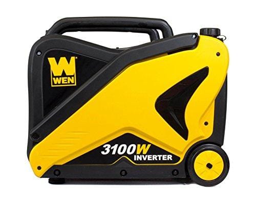 WEN 56310i CARB Compliant Inverter Generator with Built-in Wheels and Handle, 3100W